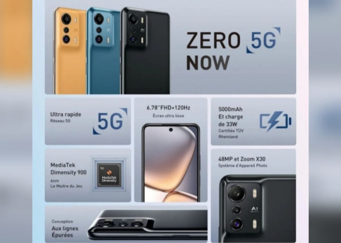 Infinix Zero 5G Menawarkan Segalanya; Keren, Memiliki Desain Stylish, Harga Terjangkau dan Konektivitas Cepat 