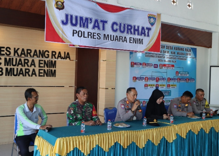 Polres Muara Enim Ajak Warga Tingkatkan Keamanan Lingkungan dan Ketahanan Pangan