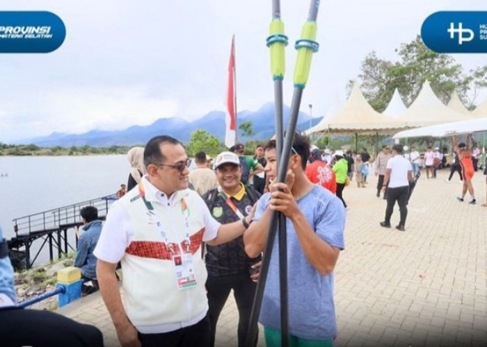 Sekda Sumsel Beri Semangat Atlet Dayung di PON Aceh