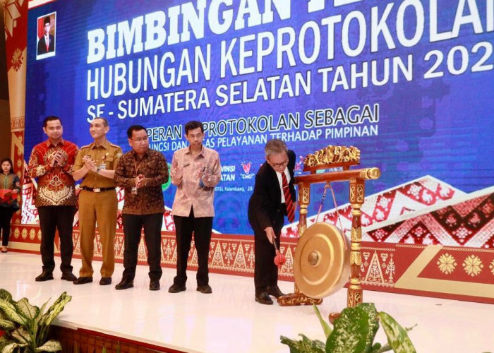 Pemprov Sumsel Gelar Bimtek Hubungan Keprotokolan Se-Sumatera Selatan