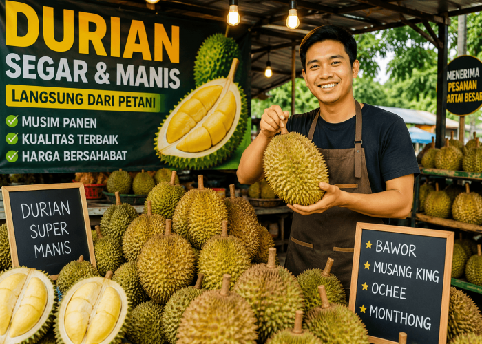 Peluang Bisnis Durian Saat Musim Panen, Bisa Untung Besar dengan Strategi Tepat