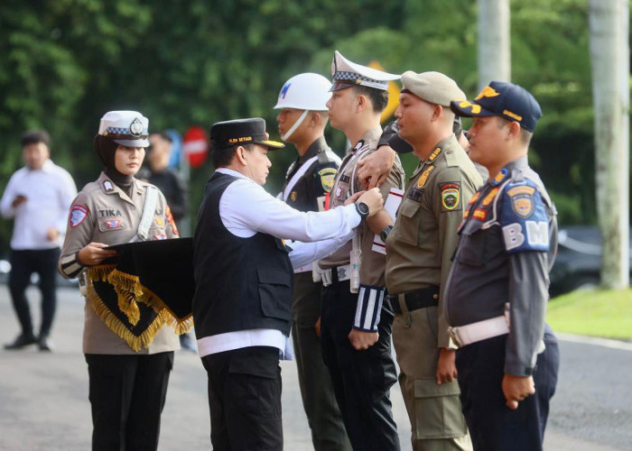 Pj Gubernur Sumsel Pimpin Apel Gelar Pasukan Operasi Lilin Musi 2024