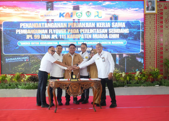 Tingkatkan Keselamatan Masyarakat, PTBA Perkuat Kolaborasi Bangun Flyover Simpang Belimbing dan Ujan Mas