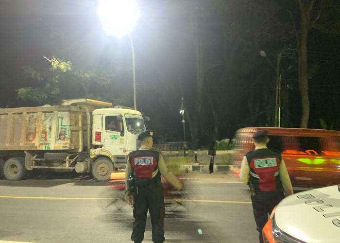 Polres Muara Enim Lakukan Giat Pengamanan Kampanye Paslon