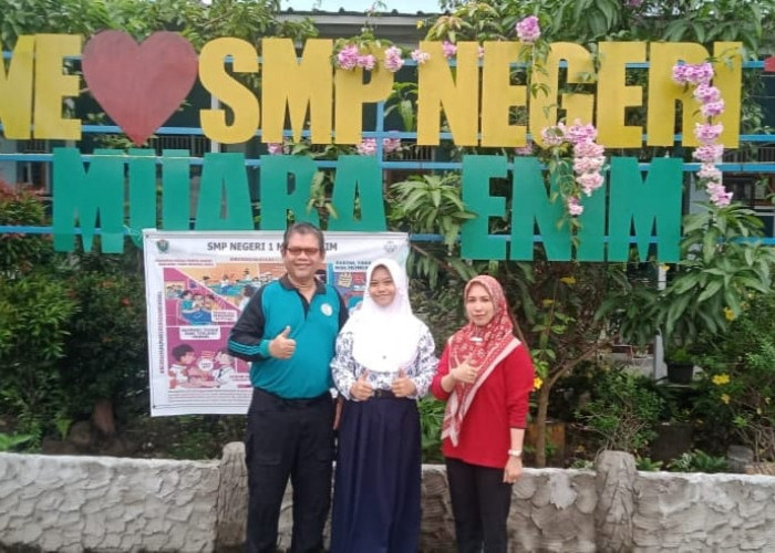 Wow, Suatu Kebanggaan Siswa SMPN 1 Muara Enim Sabet Juara Nasional, Ini Orangnya