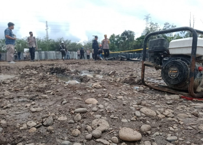 Pemilik Lokasi Gudang BBM Ilegal Terbakar di Muara Enim Sumsel Sewakan Lahannya Rp15 Juta per Bulan