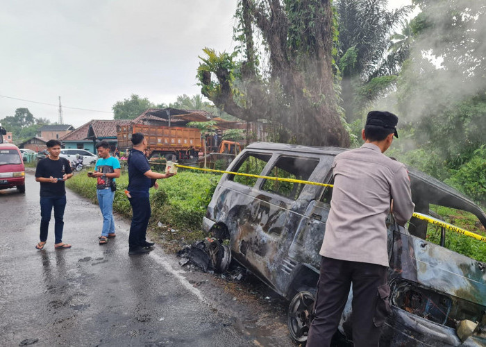 Polisi Usut Dugaan Illegal Drilling yang Sebabkan Mobil Carry Terbakar di Tanjung Enim