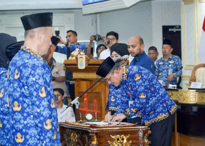 Sekda Sumsel Kukuhkan PAW Dewan Pengurus Korpri Kota Palembang