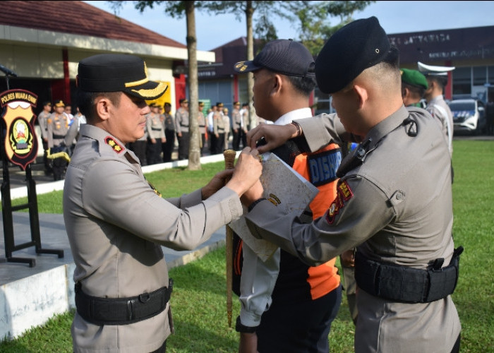 Polres Muara Enim Ciptakan Kondisi dan Menjamin Kamseltibcarlantas