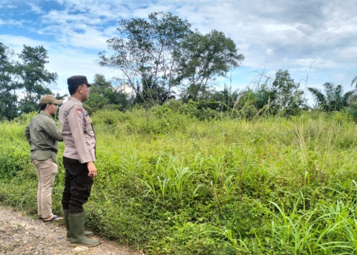 Dukung Ketahanan Pangan Nasional, Polsek Gunung Megang Kolaborasi dengan PTPN 7