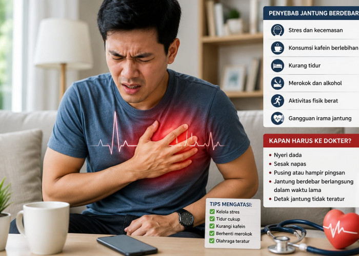 Penyebab Jantung Berdebar, Kapan Harus ke Dokter? Kenali Gejala, Penyebab, dan Cara Mengatasinya