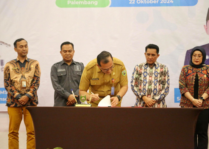 Pemprov Bersama Kabupaten Kota Se-Sumsel Tingkatkan Kualitas Kepegawaian Melalui Sistem Merit