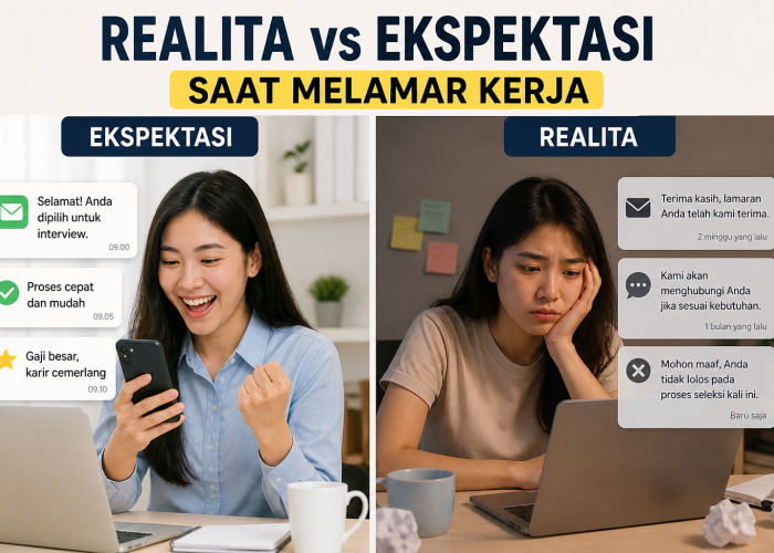 Realita vs Ekspektasi Saat Melamar Kerja! Jangan Kaget dengan Kenyataan Ini