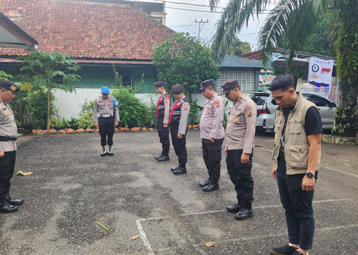 Polres Muara Enim Lakukan Pengamanan 24 Jam di Kantor KPU, Bawaslu, dan Gudang Logistik