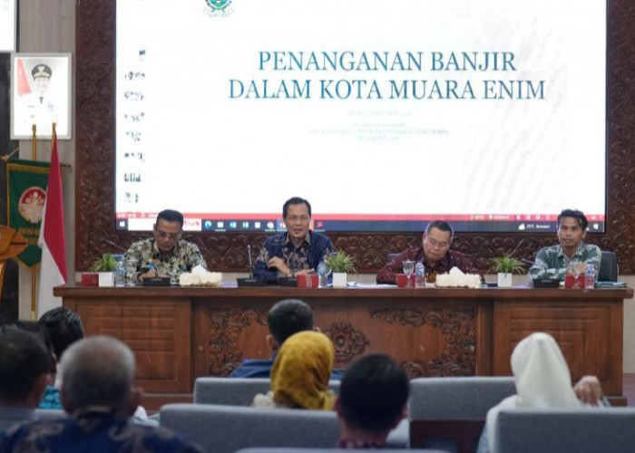 Antisipasi Bencana Banjir, Pemkab Muara Enim Galakkan Aksi Gotong Royong