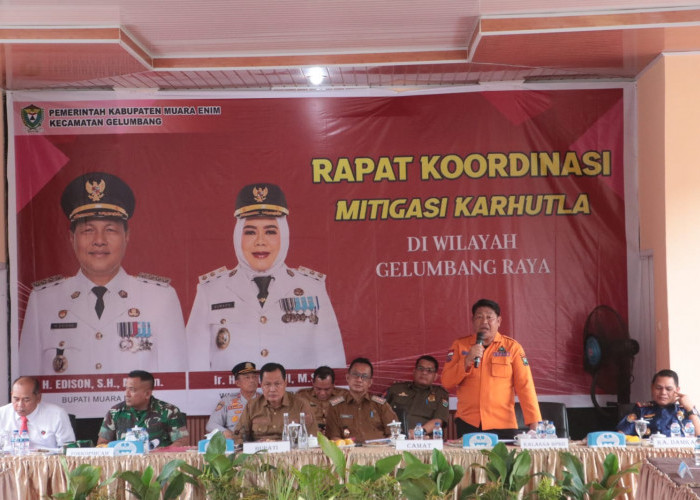 Bupati Muara Enim Instruksikan Kepala Desa Tegakkan Larangan Membakar Lahan