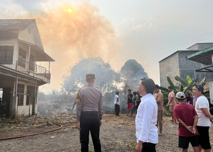 Karhutla Nyaris Hanguskan Satu Rumah di Karang Raja Muara Enim
