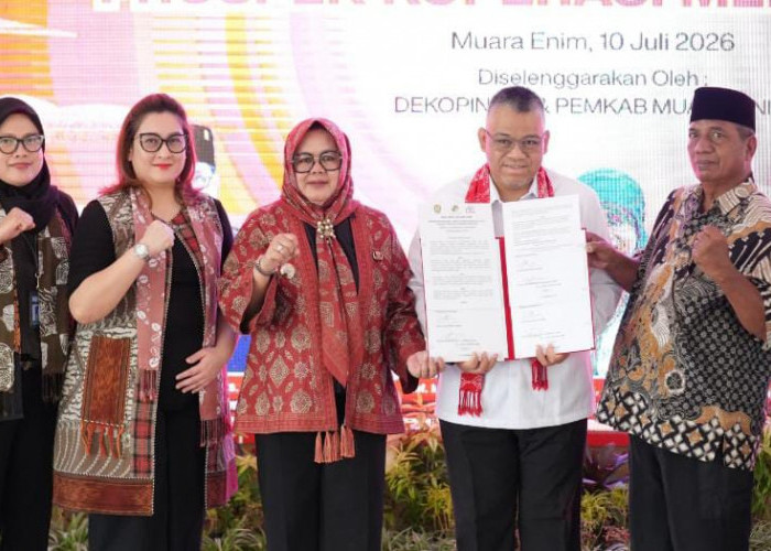 Pemkab Muara Enim Komitmen Sukseskan Koperasi Merah Putih