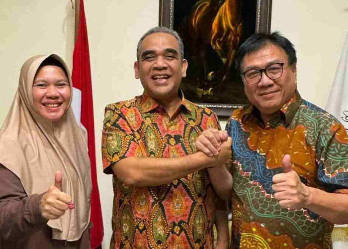 HNU Temui Sekjen Gerindra Ahmad Muzani di Jakarta, Bahas Pemenangan Pilkada Muara Enim
