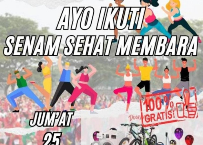 Banjir Doorprize! Ayo Ikuti Senam Sehat MEMBARA