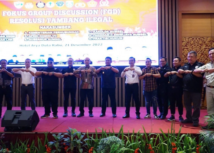 Gubernur Sumatera Selatan Harapkan FGD Resolusi Pertambangan Hasilkan Solusi Atasi Maraknya Tambang Ilegal