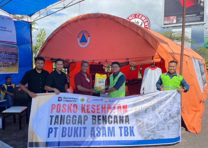 Wujud Kepedulian, PTBA Kirim Bantuan dan Tim Tanggap Bencana ke Wilayah Terdampak Banjir Sumatera