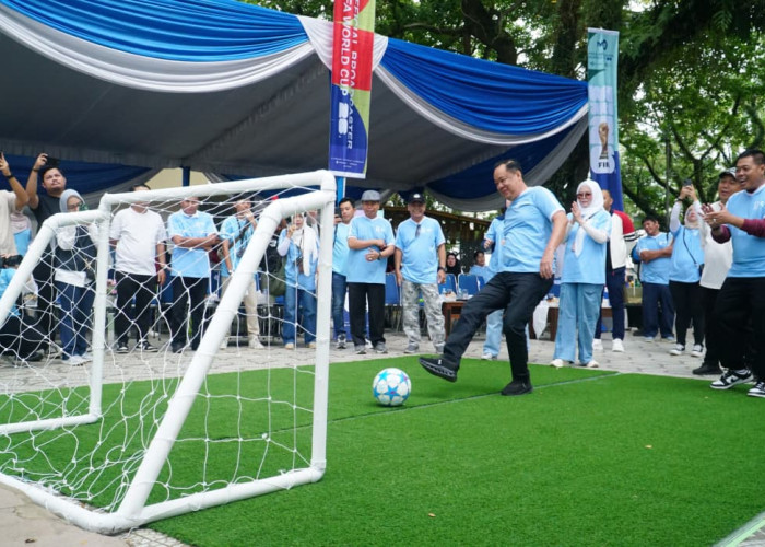Wagub Cik Ujang Hadiri Kick Off Piala Dunia 2026 Sumsel
