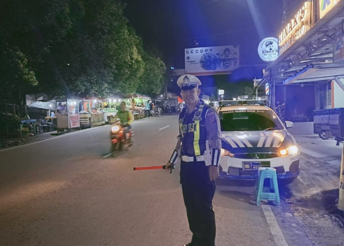 Gelar Patroli Biru, Pastikan Lalu Lintas di Muara Enim Aman dan Lancar