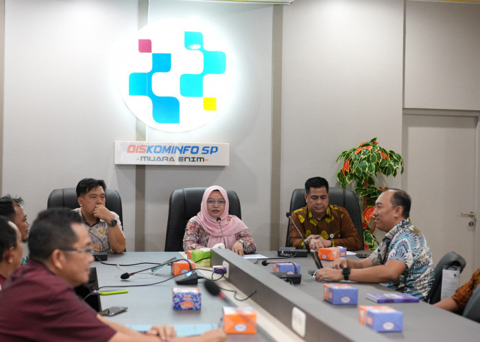Pemkab Kaur Studi Tiru ke Diskominfo-SP Muara Enim