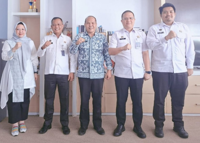 Lapas dan Disperindag Muara Enim Sinergi Bahas Pengembangan Kemandirian Warga Binaan