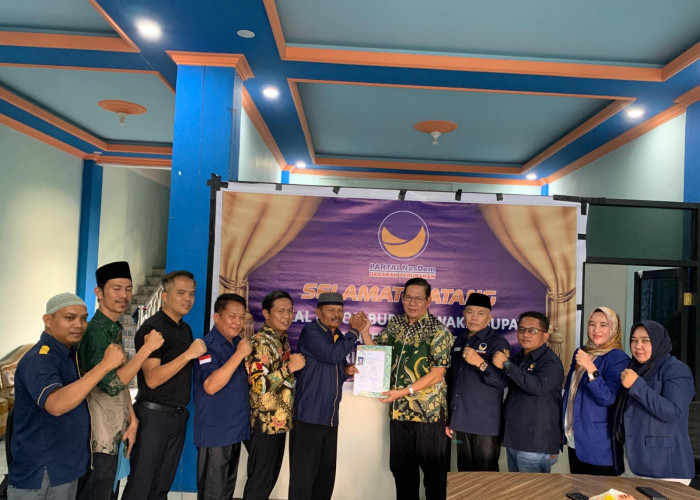 Jajaki Koalisi, H. Nurul Aman (HNA) Daftar Bakal Calon Bupati Muara Enim ke Partai NasDem