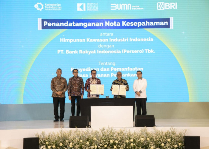 Dorong Pertumbuhan Ekonomi dan Optimalisasi Kawasan Industri, BRI Jalin Kerja Sama dengan HKI