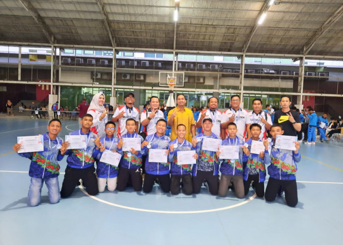 Tim Basket Putra Muara Enim Bawa Pulang Medali Perak di Ajang Popda