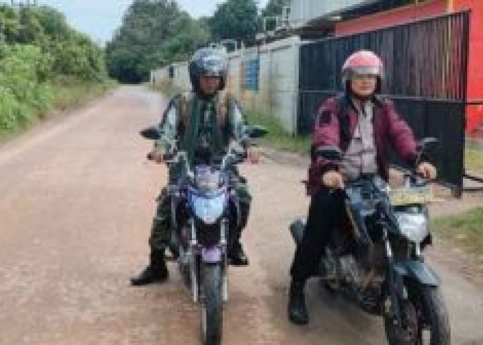 TNI Polri Kompak Menjaga Masyarakat dari Aksi Bakar Hutan dan Lahan di Wilayah Polsek Rambang Dangku