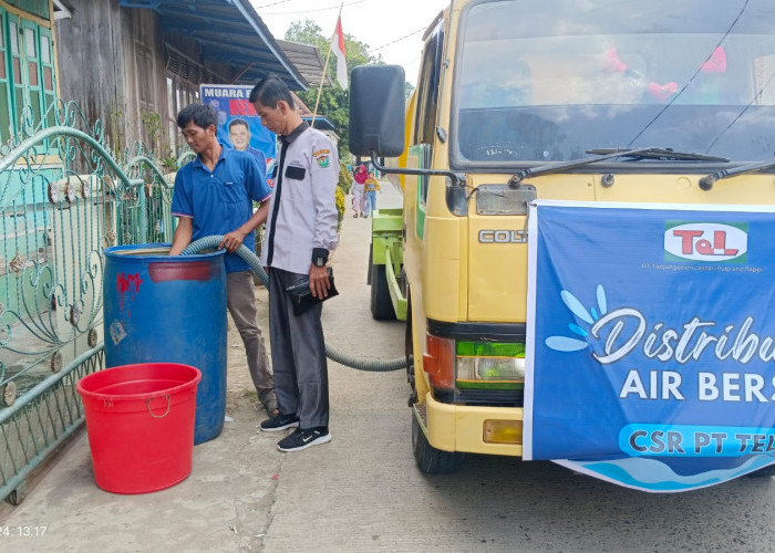 Musim Kemarau, PT TeL Distribusikan Bantuan Air Bersih