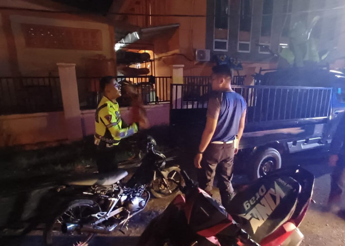 5 Sepeda Motor untuk Balap Liar Diamankan Satlantas Polres Muara Enim