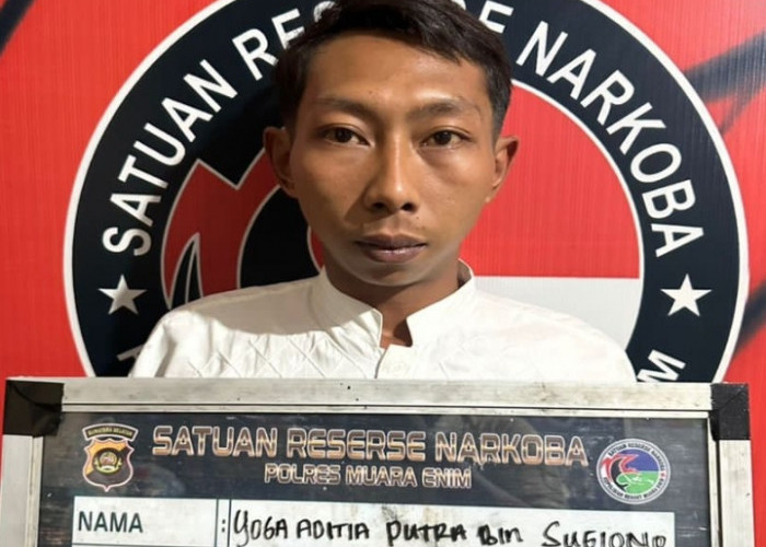 Pengedar Sabu di Muara Enim Berhasil Ditangkap Satresnarkoba Polres Muara Enim