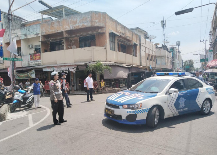 Satgas Kamseltibcarlantas Polres Gelar Patroli di Kota Muara Enim