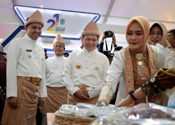 Pj Gubernur Sumsel Tinjau Expo HUT Kabupaten Ogan Ilir ke-21