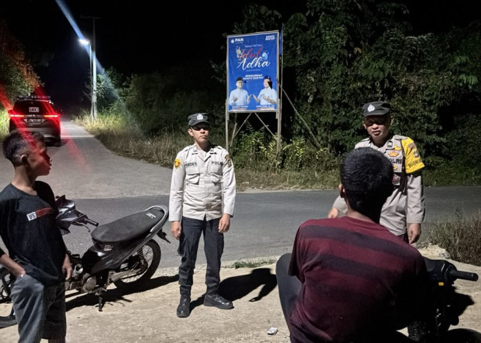 Polsek Lubai Intensifkan Patroli Malam untuk Cegah 3C dan Kenakalan Remaja
