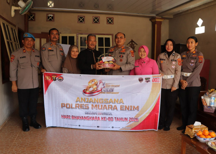 Pererat Silaturahmi, Polres Muara Enim Gelar Anjangsana ke Purnawirawan dan Warakawuri