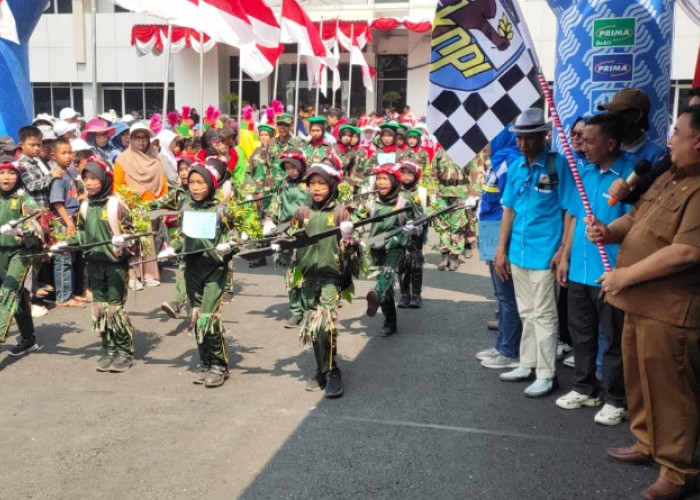 209 Tim Meriahkan Lomba Gerak Jalan Indah di Muara Enim Sumsel