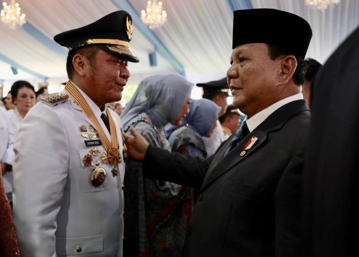 Presiden Prabowo Lantik HDCU Sebagai Gubernur dan Wakil Gubernur Sumsel Periode 2025-2030