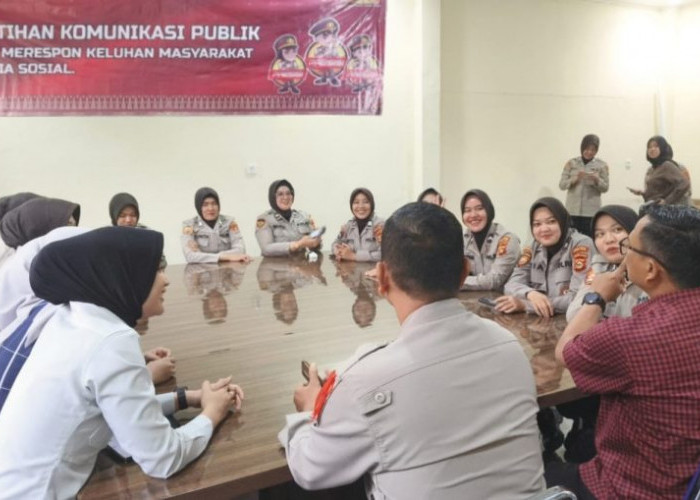 Tingkatkan Kualitas Pelayanan, Polres Muara Enim Gelar Pelatihan Komunikasi Publik