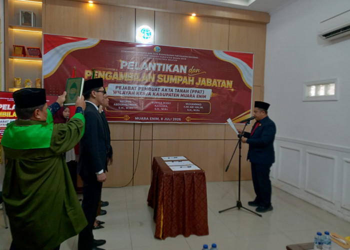 Kantah Muara Enim Tegaskan Belum Ada Indikasi Mafia Tanah Terorganisir