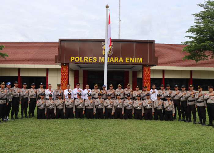 Polres Muara Enim Tutup Latihan Kerja Siswa Diktuk Bintara Polri Gelombang II