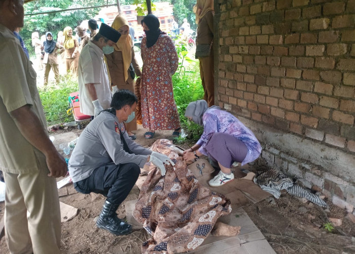 Mayat Wanita Tanpa Identitas Ditemukan Tewas dalam Rumah Kosong di Muara Enim