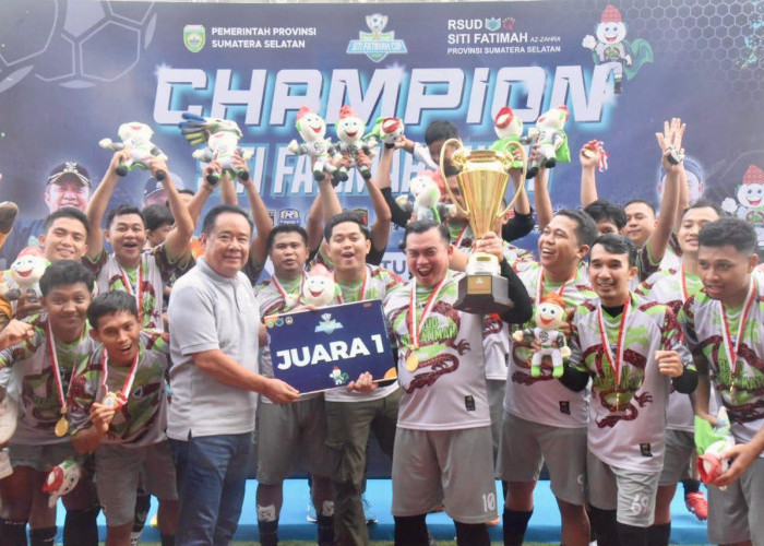 Plt Gubernur Sumsel Apresiasi Digelarnya Turnamen Sepakbola Siti Fatimah Cup III