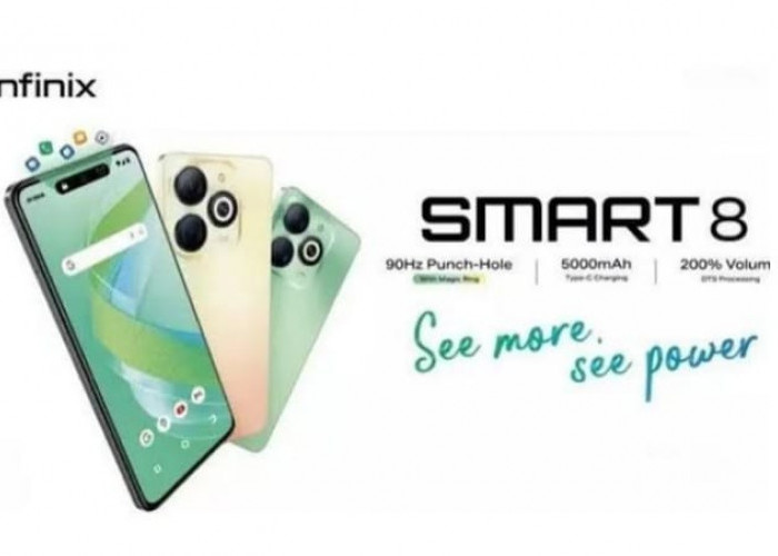 Infinix SMART 8, HP Android yang Dilengkapi Fitur Ala iPhone, Harganya Hanya Rp1 Jutaan