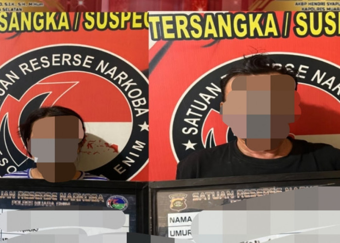 Gerebek Cafe di Wilayah Muara Enim, 2 Orang Kedapatan Miliki Sabu Diamankan Satresnarkoba